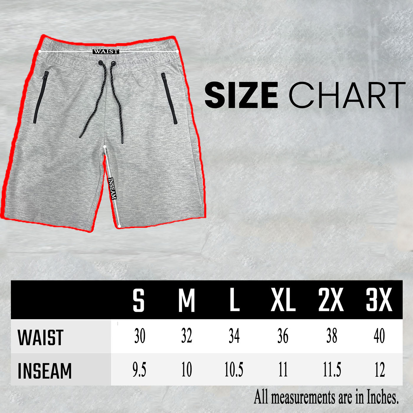 Heathered Sweatshorts