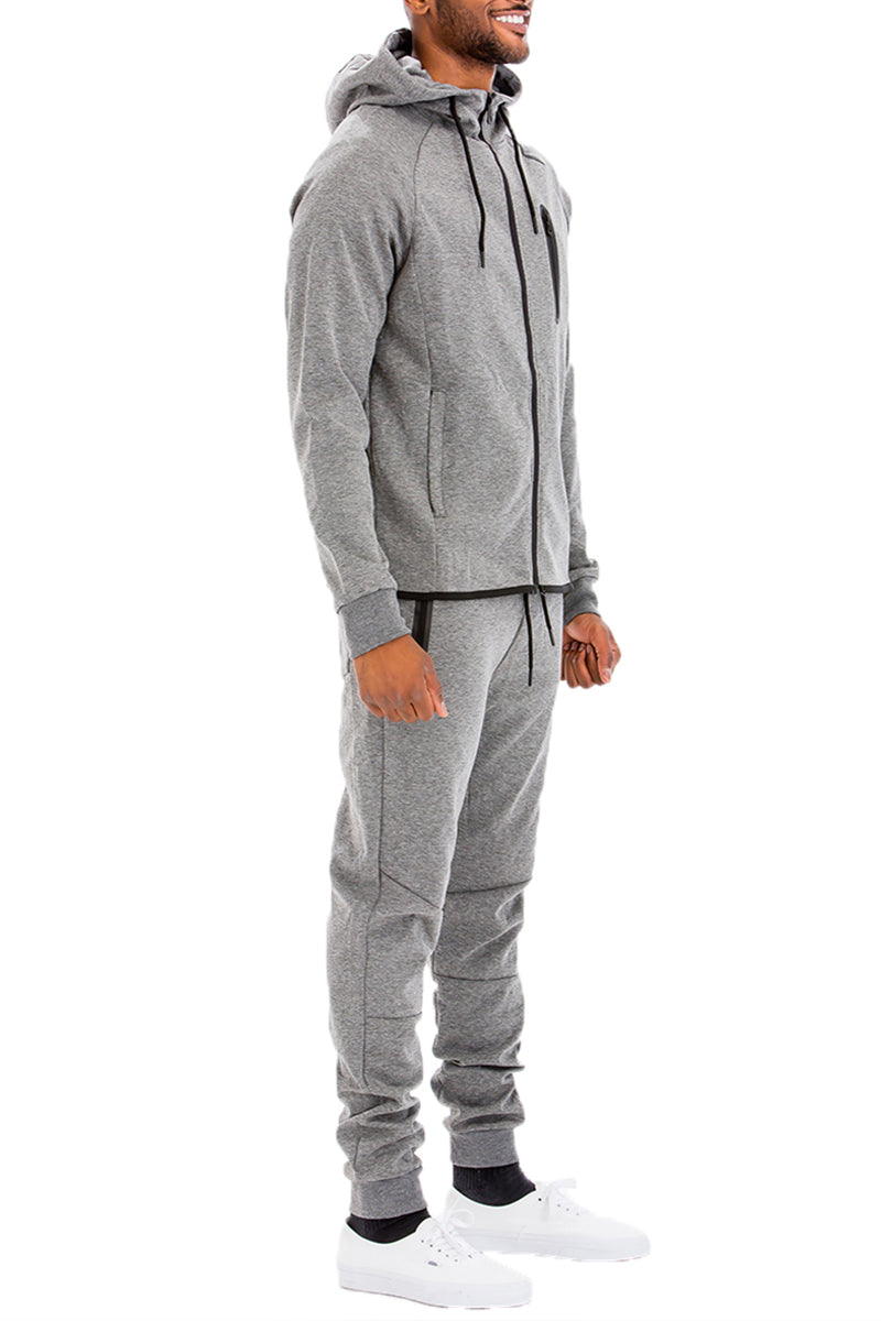Loungewear Sweat Suit Set- Gray