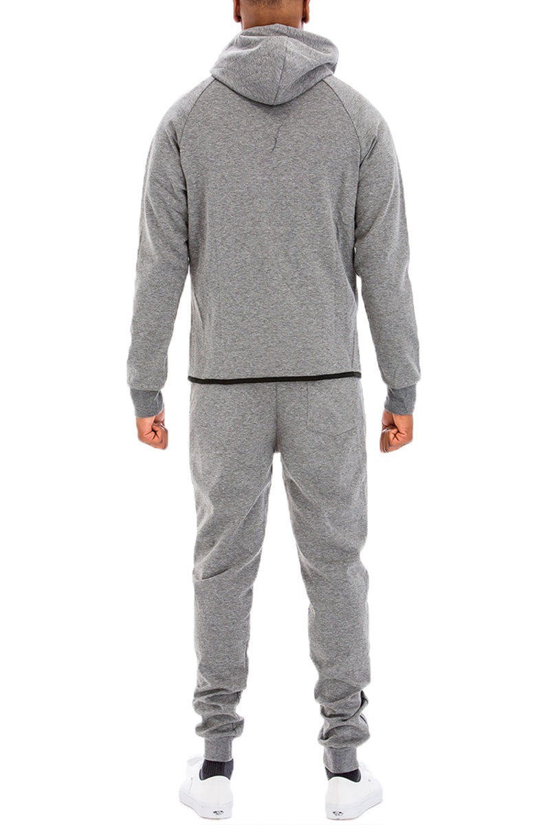 Loungewear Sweat Suit Set- Gray