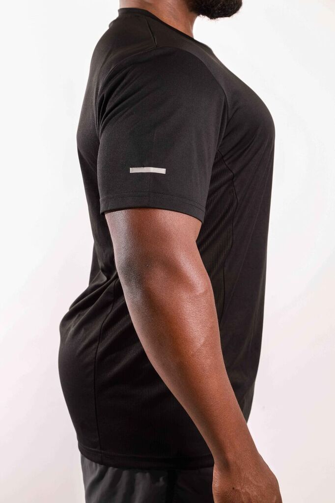Short Sleeve Activewear Shirt- Black