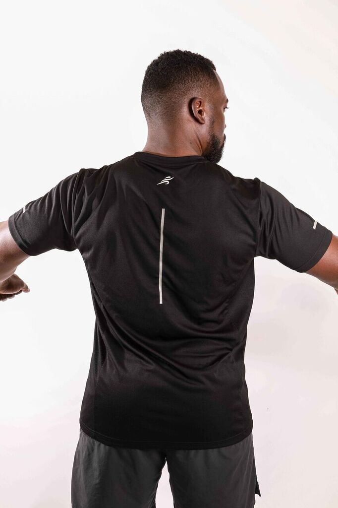 Short Sleeve Activewear Shirt- Black