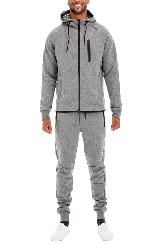 Loungewear Sweat Suit Set- Gray